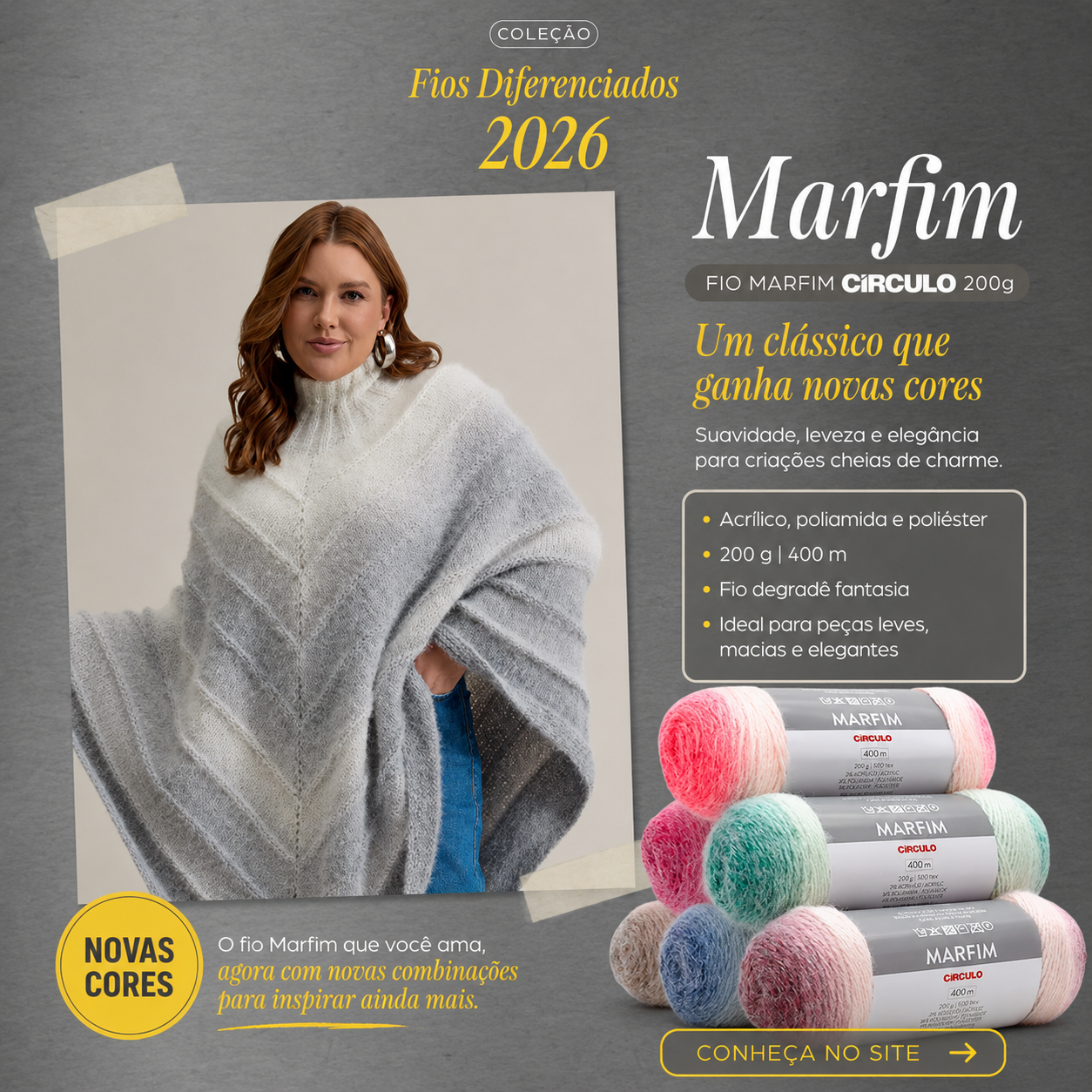 Fio Marfim Círculo